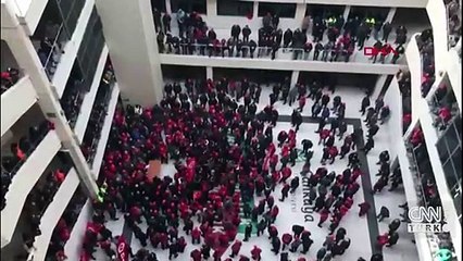 Çankaya Belediyesi'nde işçi eylemi