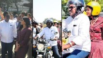 Eesha Rebba & Puvvada Ajay Kumar Bike Ride