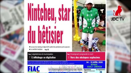 REVUE DE PRESSE CAMEROUNAISE DU 29 JANVIER 2020