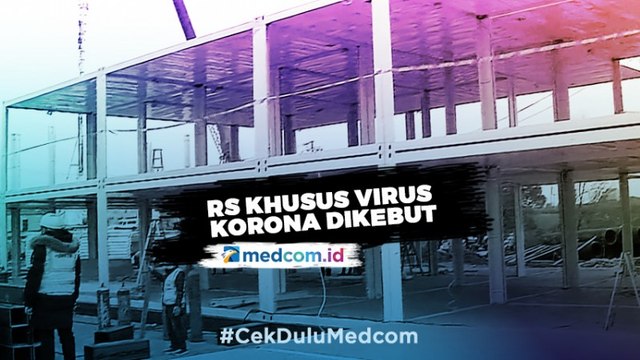 Proses Pembangunan Rumah Sakit Khusus Virus Korona Dikebut