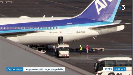 Coronavirus : les premiers expatriés évacués de Chine