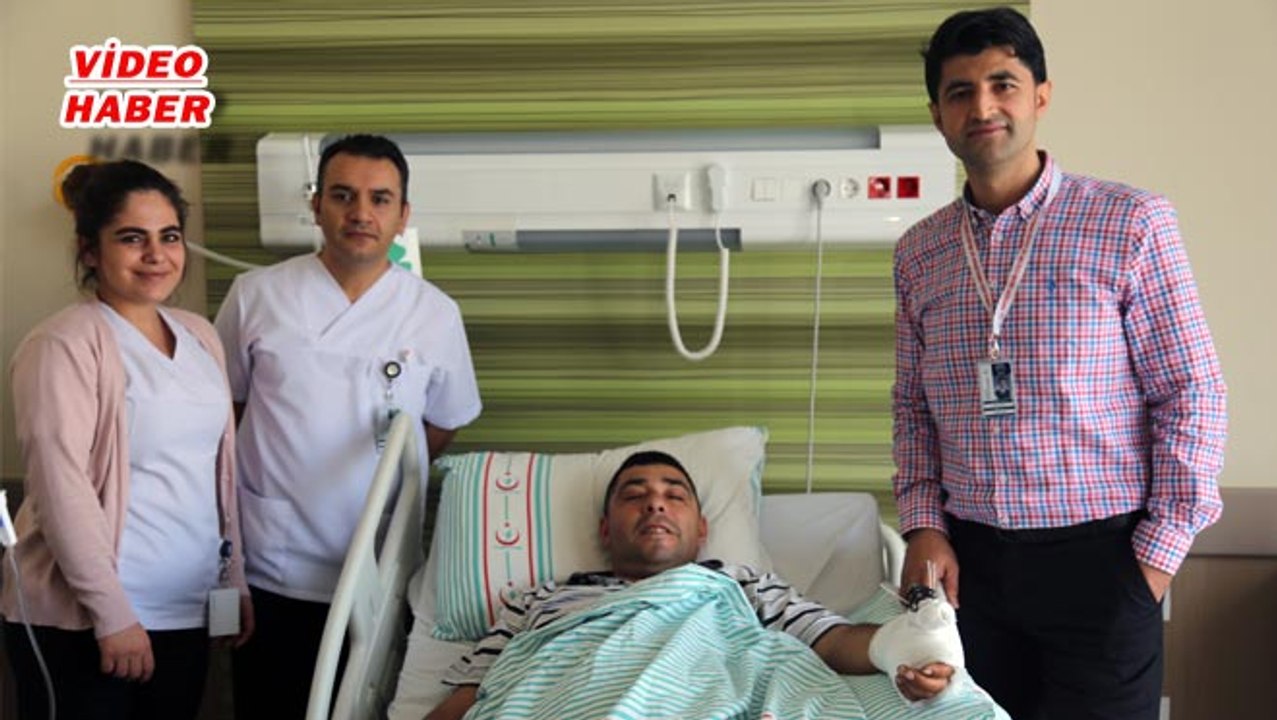 (29 Ocak 2020) KOPAN PARMAĞI YERİNE DİKİLEN İŞÇİ KISA SÜREDE SAĞLIĞINA KAVUŞTU