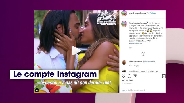 Benjamin Samat aurait trompé Alix dans les Marseillais aux Caraïbes