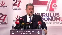 Destici, BBP'nin kuruluşunun 27. yıl dönümü programında konuştu (2)