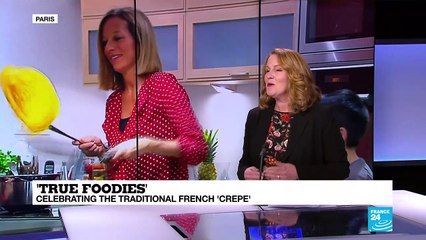 Making -- and Flipping --  Crepes in France