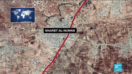 Syrian government forces capture key town in Idlib province