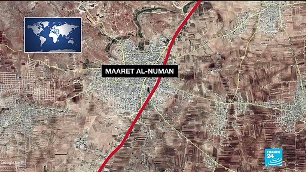 Syrian government forces capture key town in Idlib province