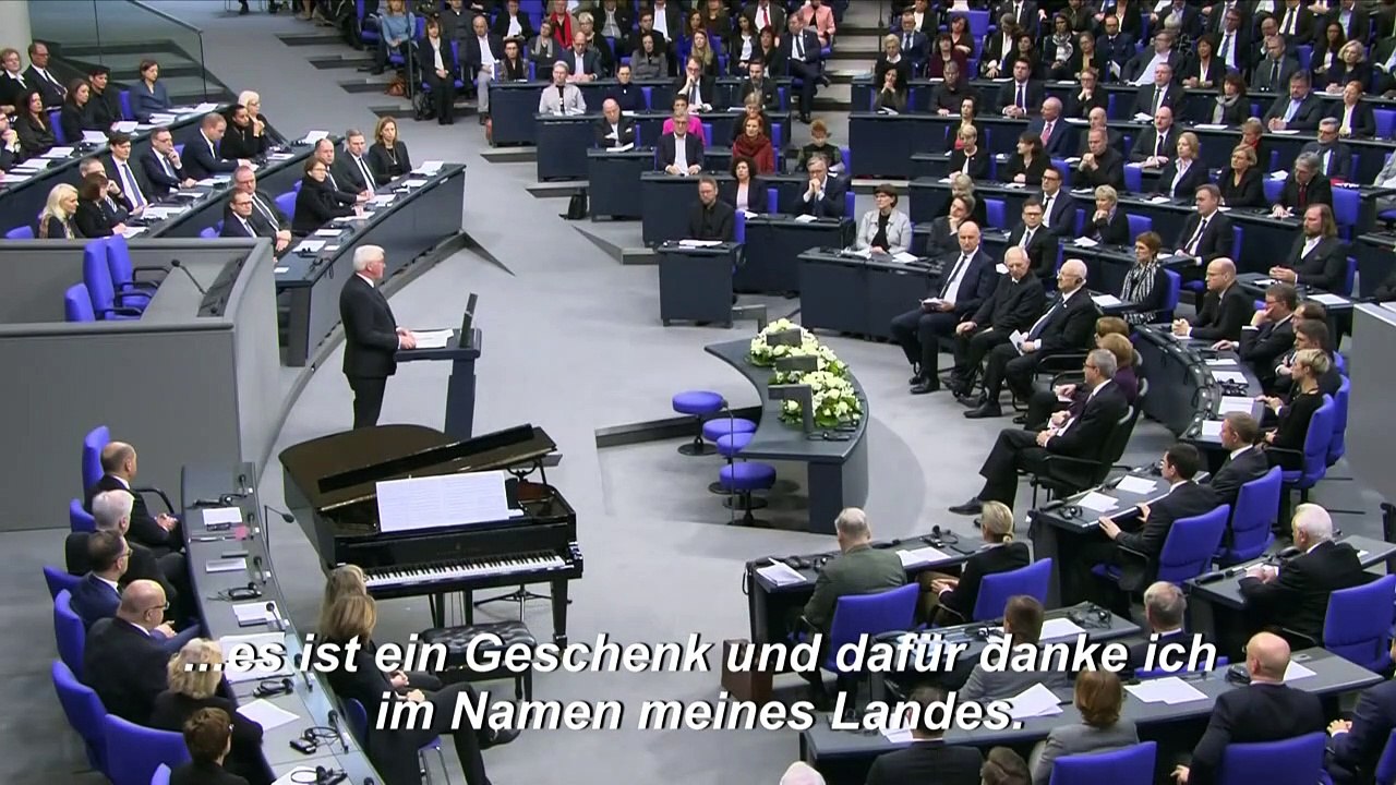 Holocaust-Gedenkstunde: 'Wir werden nicht vergessen'