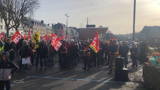 Lannion : nouvelle mobilisation contre le projet de réforme des retraites
