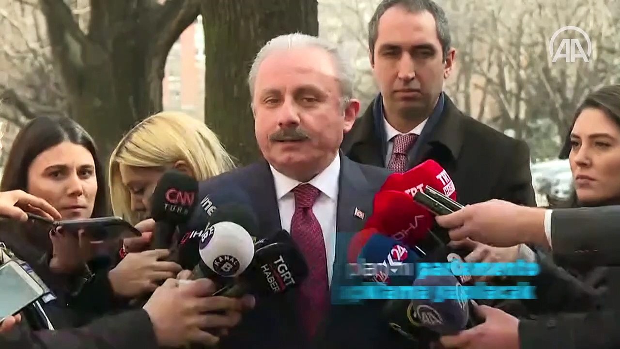TBMM Başkanı Şentop: 'Sözde Orta Doğu barış planı'nı parlamento adına kınayan bir açıklama yapılacak