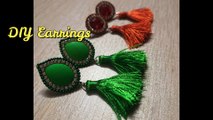 Easy DIY Earrings in 5 Minute | How to silk thread earrings |  Jewelry making tutorial | Jewels By Priyanka