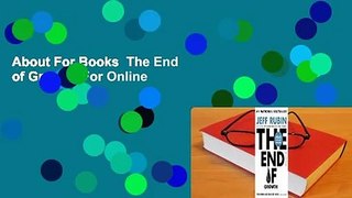 About For Books  The End of Growth  For Online