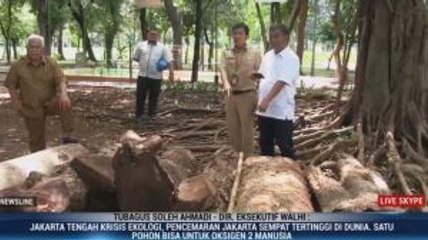 190 Pohon Ditebang, Jakarta Kian Gersang