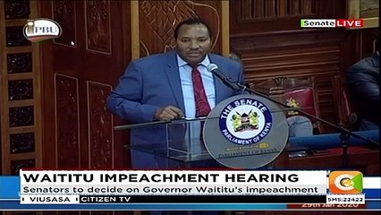 I Will Be a Senator - Ferdinand Waititu