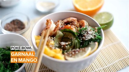 Zo maak je de perfecte garnalen poké