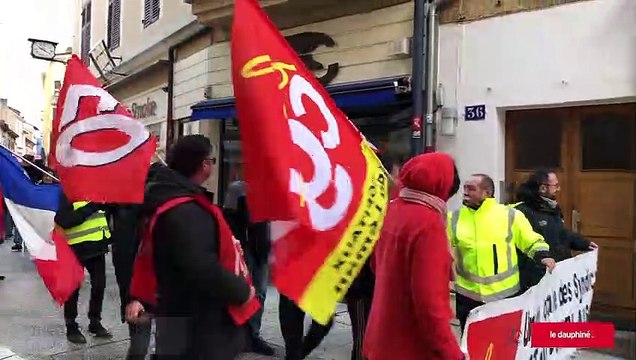 Réforme des retraites : Manifestation à Thonon-les-Bains