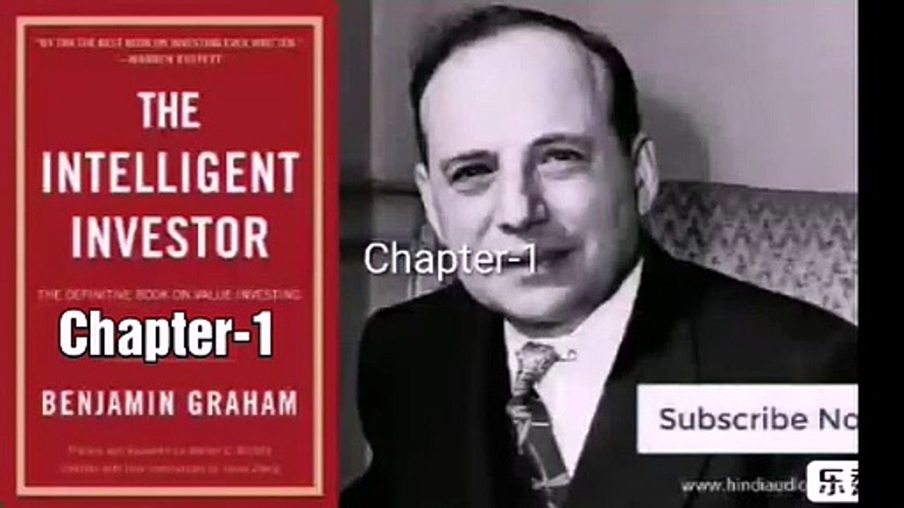 Intelligent investor chapter- 1