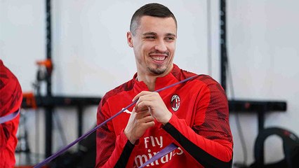 Gym and pitch training duties for the Rossoneri