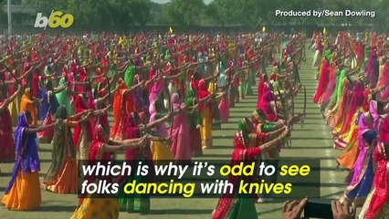 Cutting a Rug! Thousands Dance With Swords During World Record Attempt