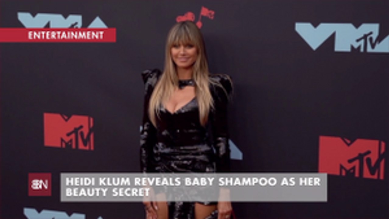 Heidi Klum Uses Unique Shampoo
