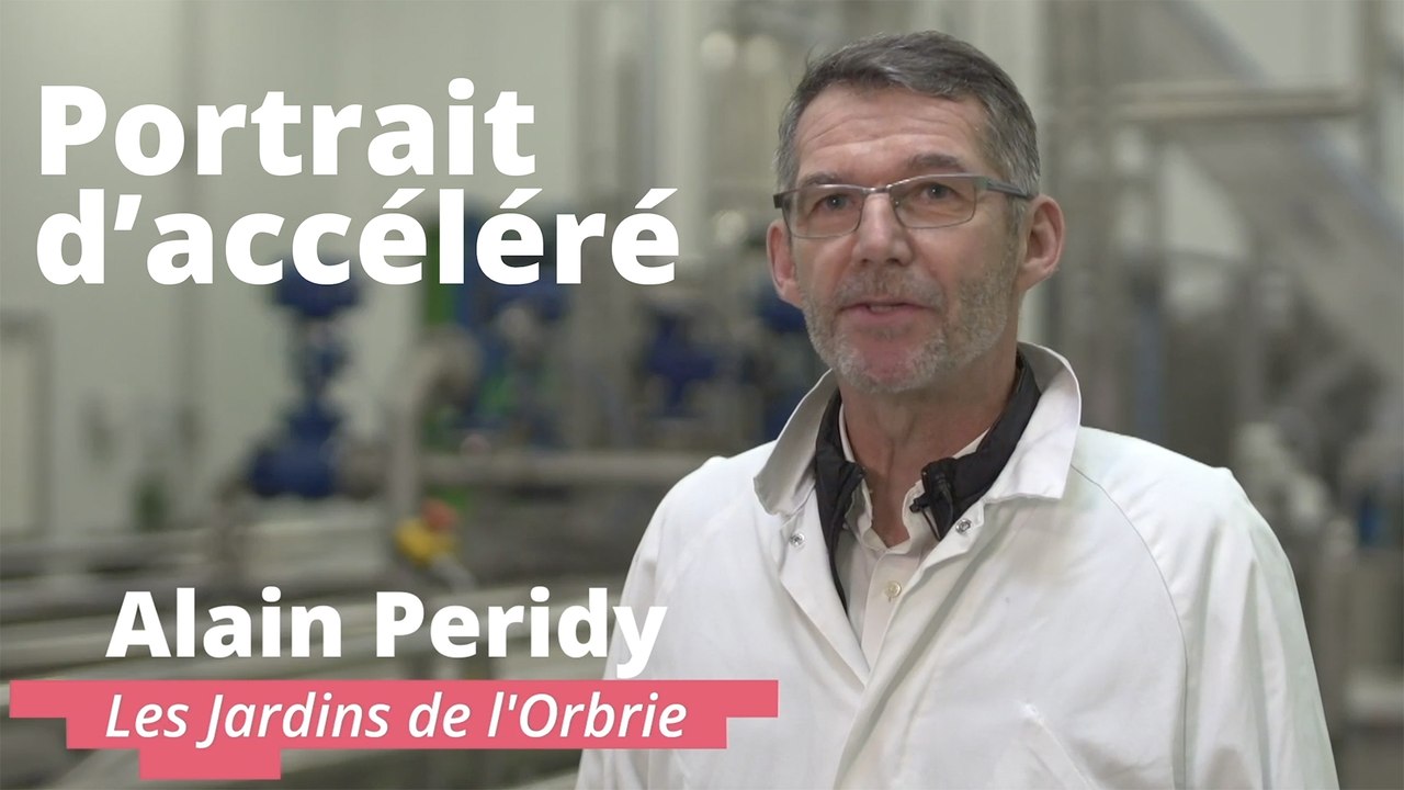 Portrait d'accéléré : Alain Péridy, président des Jardins de l'Orbrie -  Vidéo Dailymotion
