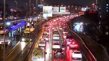 İstanbul'da trafik yoğunluğu yüzde 83'lere ulaştı