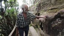 Don Alberto, el artista ermitaño que esculpe las rocas de una montaña en Nicaragua
