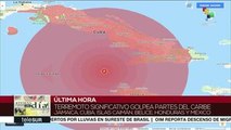 Sismo de magnitud 7.7 grados Richter sacude Cuba y Jamaica
