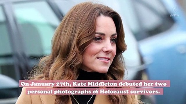 Kate Middleton shot personal portraits of Holocaust survivors for a special memorial exhibition