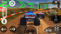 Mega Truck Race Monster Truck Racing Game - 4x4 Offroad Car Games - Android GamePlay