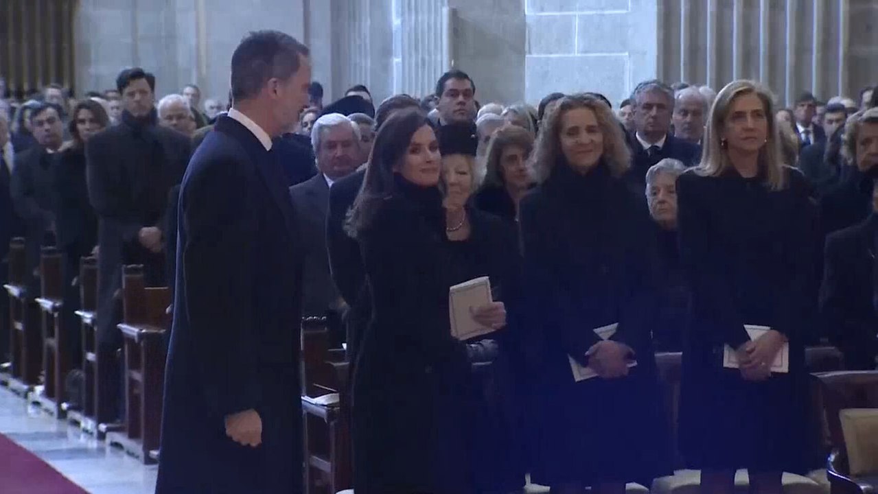 Funeral de la infanta Pilar de Borbón en el Monasterio de San Lorenzo de El Escorial