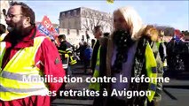 Avignon : mobilisation contre la réforme des retraites