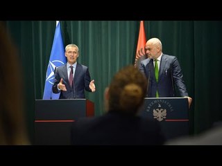 Ora News - Stoltenberg krah Ramës: Nxisim investimin në bazën e Kuçovës, Konferenca