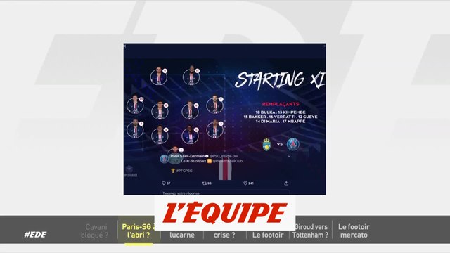 Mbappé remplaçant, Icardi-Choupo Moting en attaque - Foot - EDE
