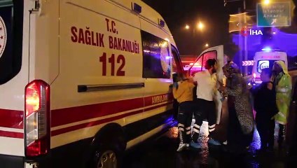 D100’de otomobil kamyona çarptı: 2’si çocuk 4 yaralı