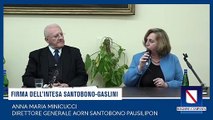 De Luca - A Palazzo Santa Lucia firmiamo un importante protocollo di intesa (29.01.20)