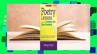 Full Version  Poetry Lessons to Meet the Common Core State Standards: Exemplar Poems With