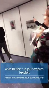 Coupe de France : retour au travail sous les confettis pour un joueur de l'ASM Belfort