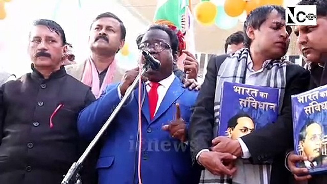 Baba Saheb's great grandson challenges RSS Modi-Shah in Jamia