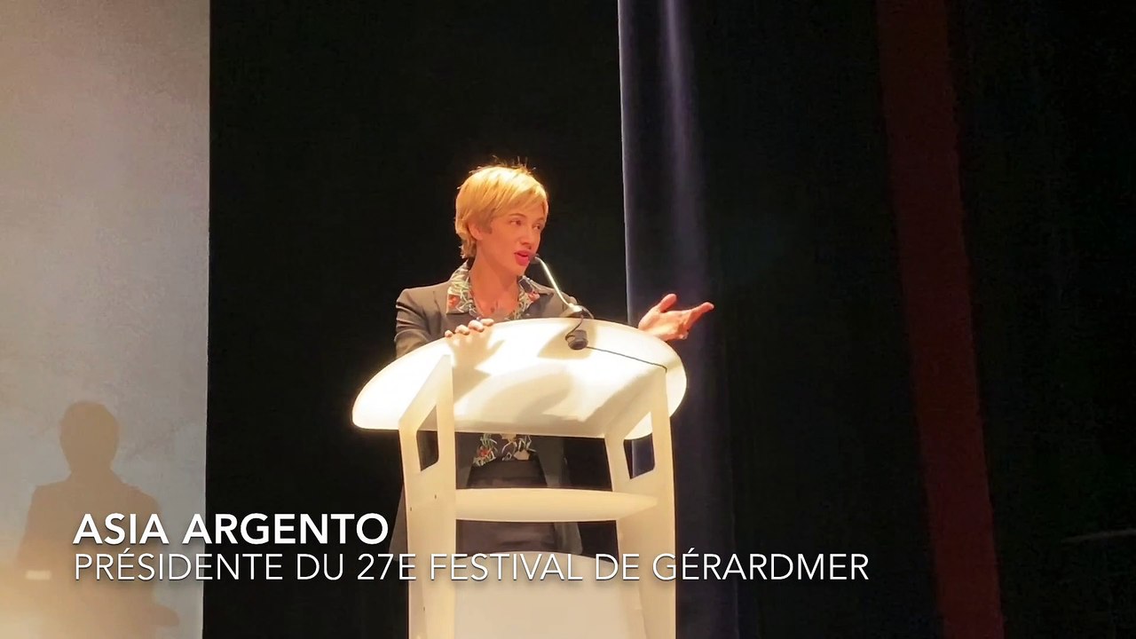 Le discours d’ouverture du festival de Gérardmer par la présidente Asia Argento