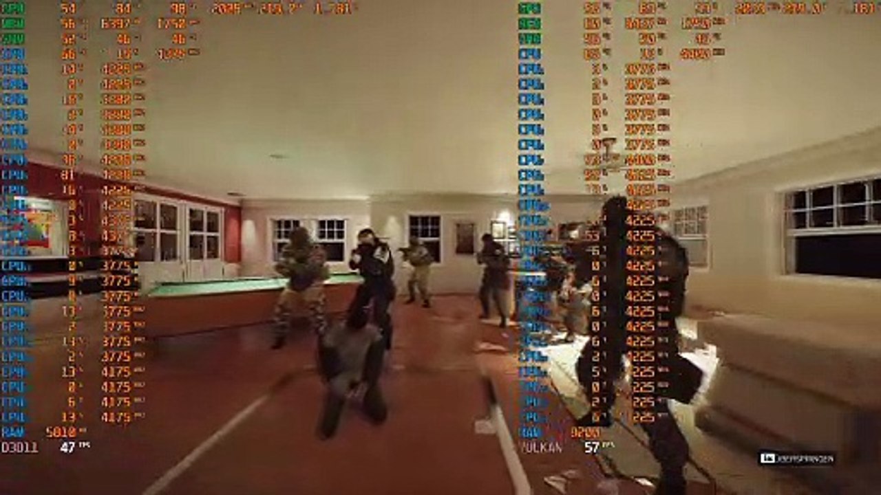 Tom Clancy's Rainbow Six Siege -- Vulkan VS DirectX