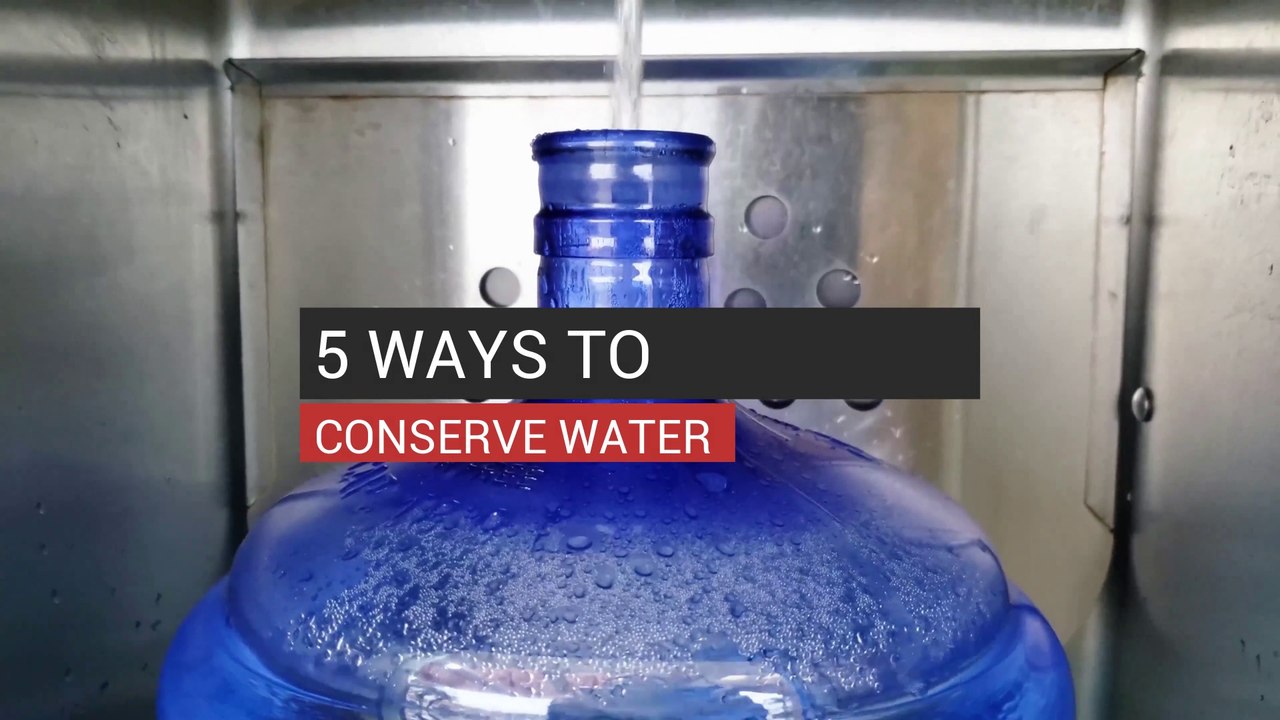 5 Ways To Conserve Water
