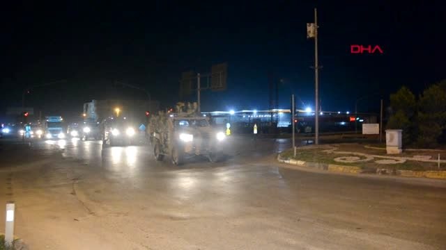 Hatay sınıra askeri sevkiyat