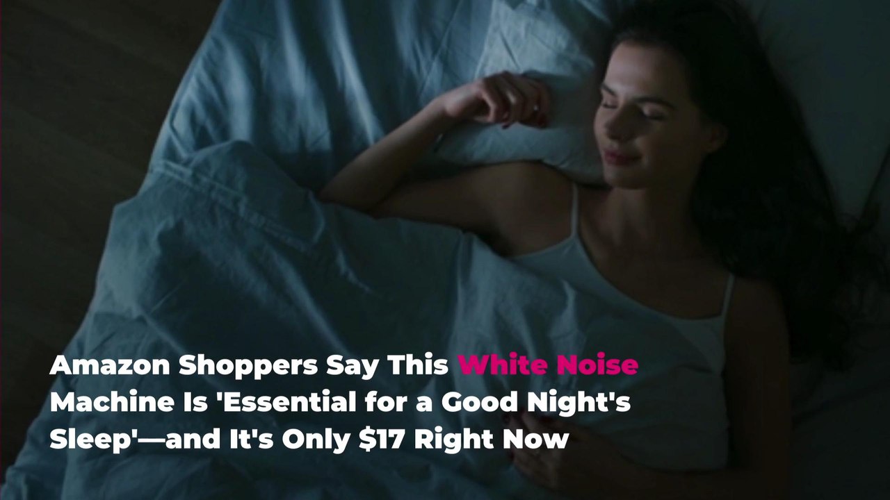 Amazon Shoppers Say This White Noise Machine Is 'Essential for a Good Night's Sleep'—and It's Only $17 Right Now