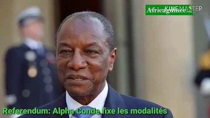 Référendum constitutionnel en Guinée : Alpha Condé fixe les règles…