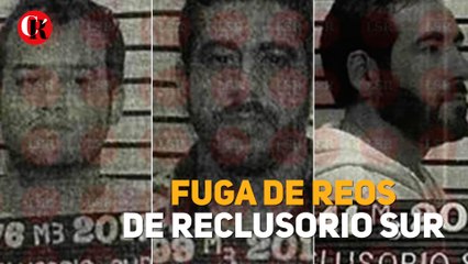 Fuga de reos  de Reclusorio Sur