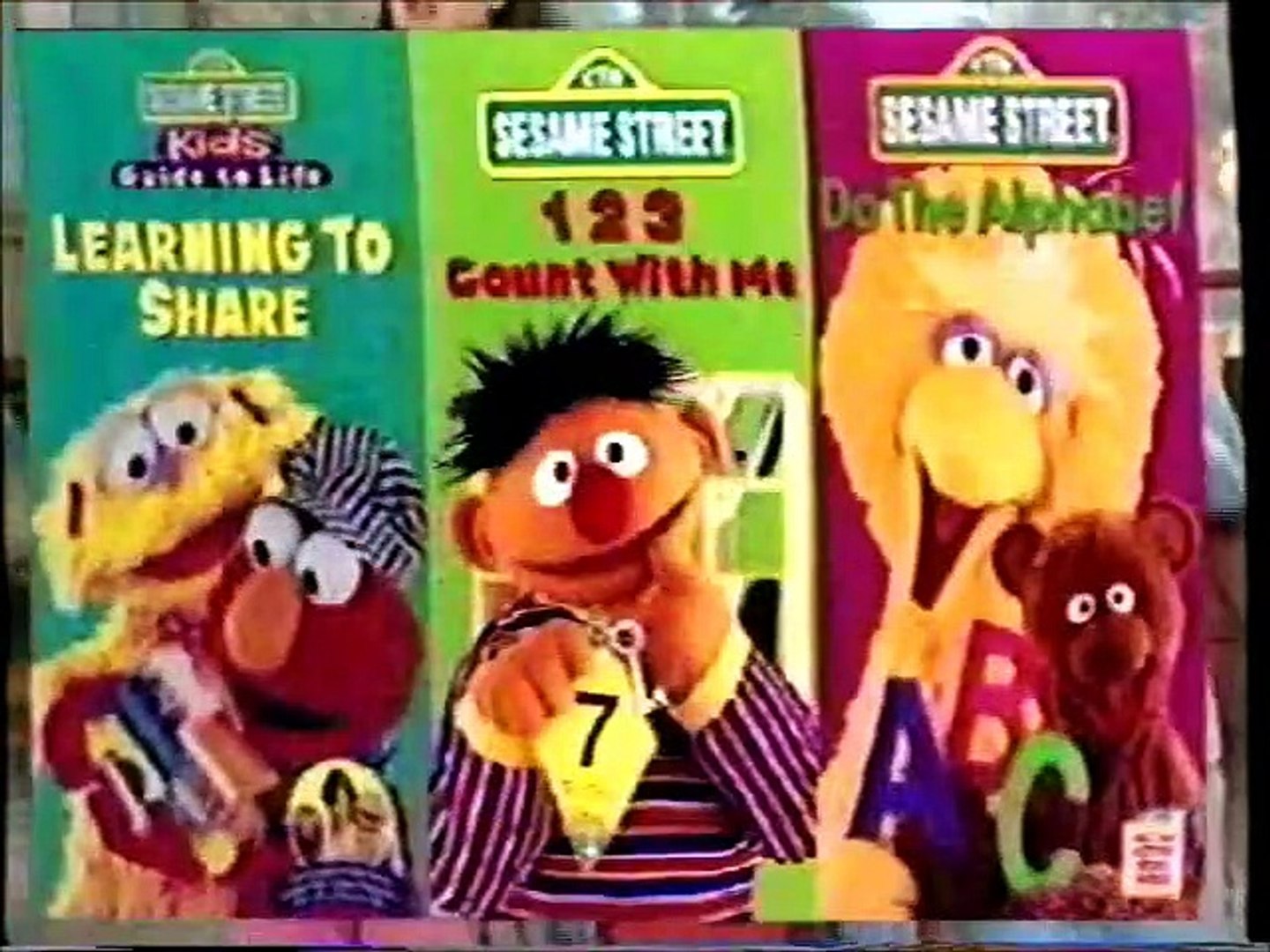 Sesame Street 123 Count With Me Vhs Ebay