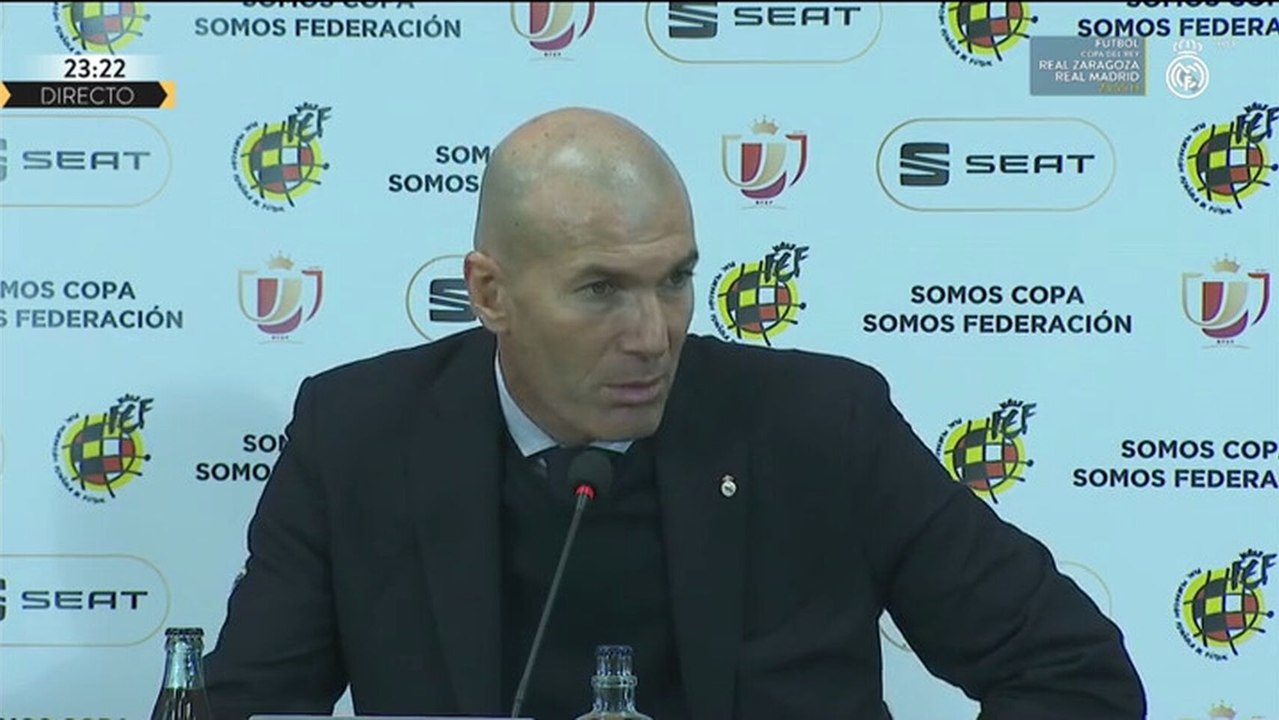 Zidane: "No hemos ganado nada, queda mucha Liga, Copa... y Champions"