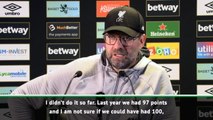 Liverpool not aiming for 100 points - Klopp