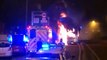 Blaze tears through bus with road on lockdown |HUGE BLAZE TEARS THROUGH BUS ON EASTERN BYPASS OXFORD